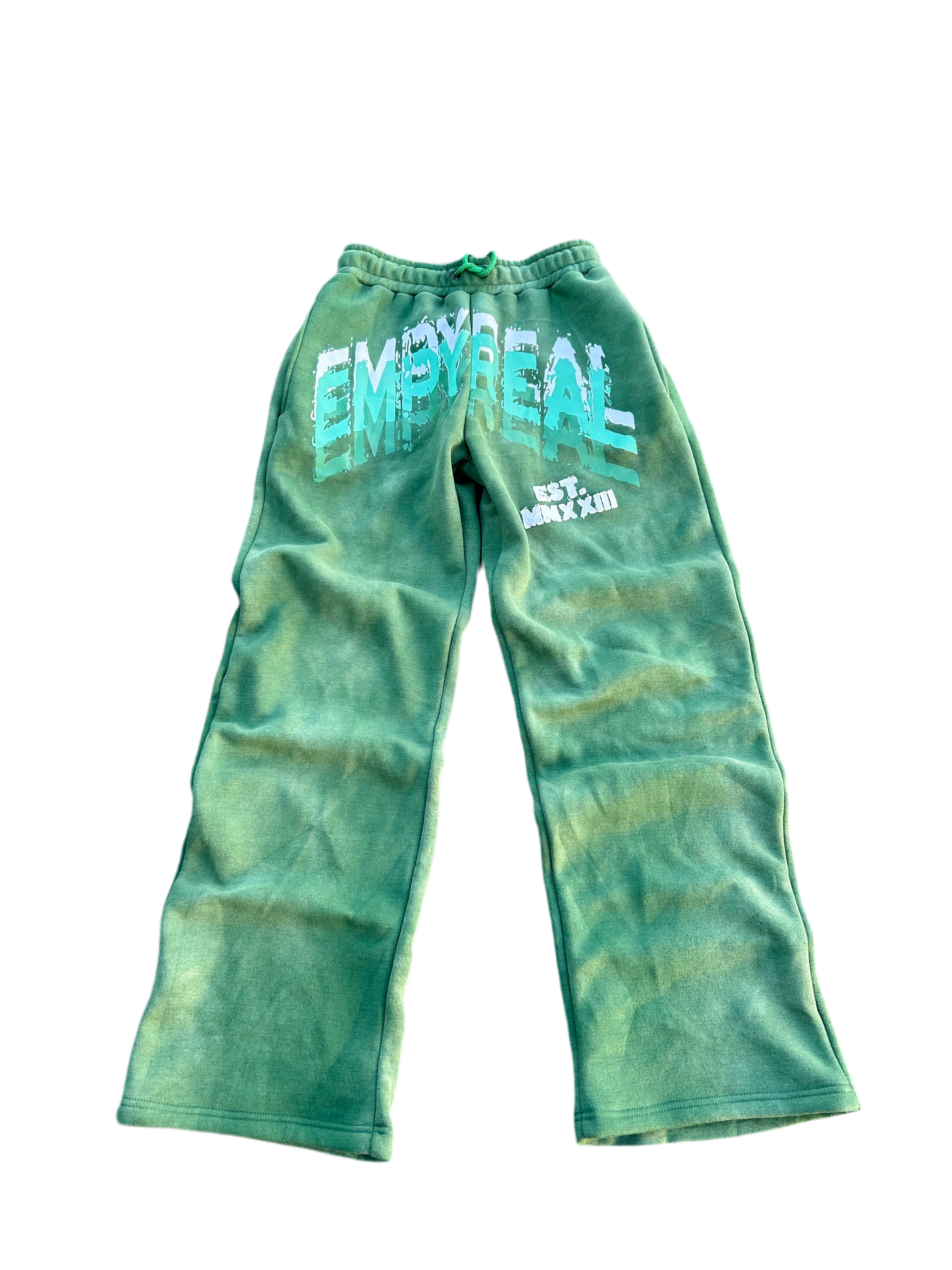 “Stacked” Sweatpants (Green)