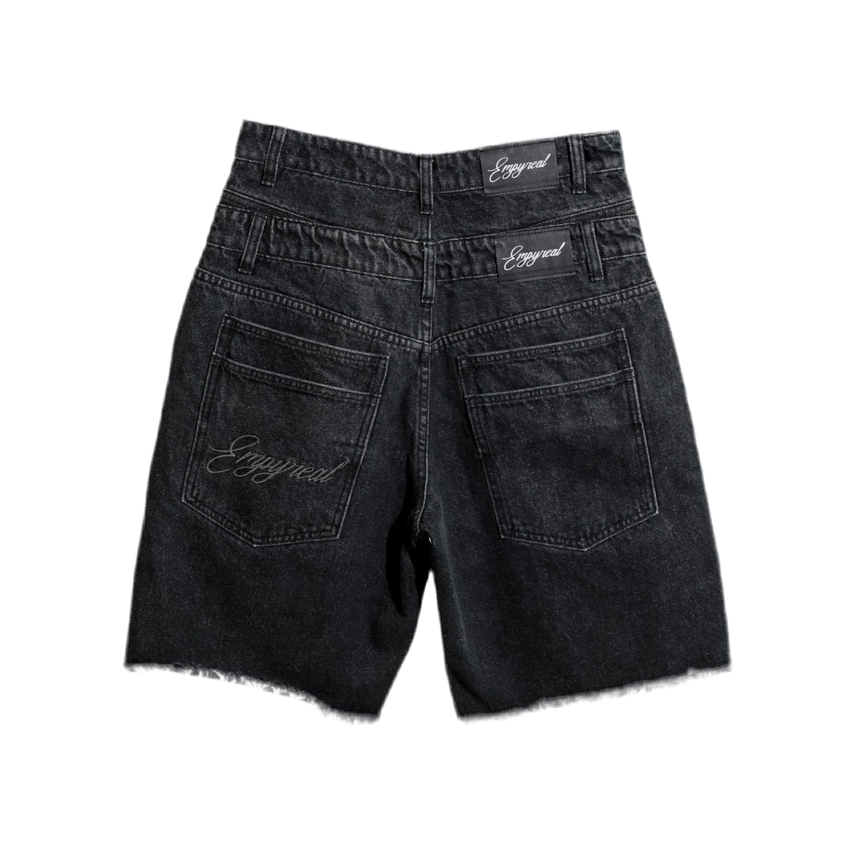 “DOUBLE VISION” DENIM SHORTS