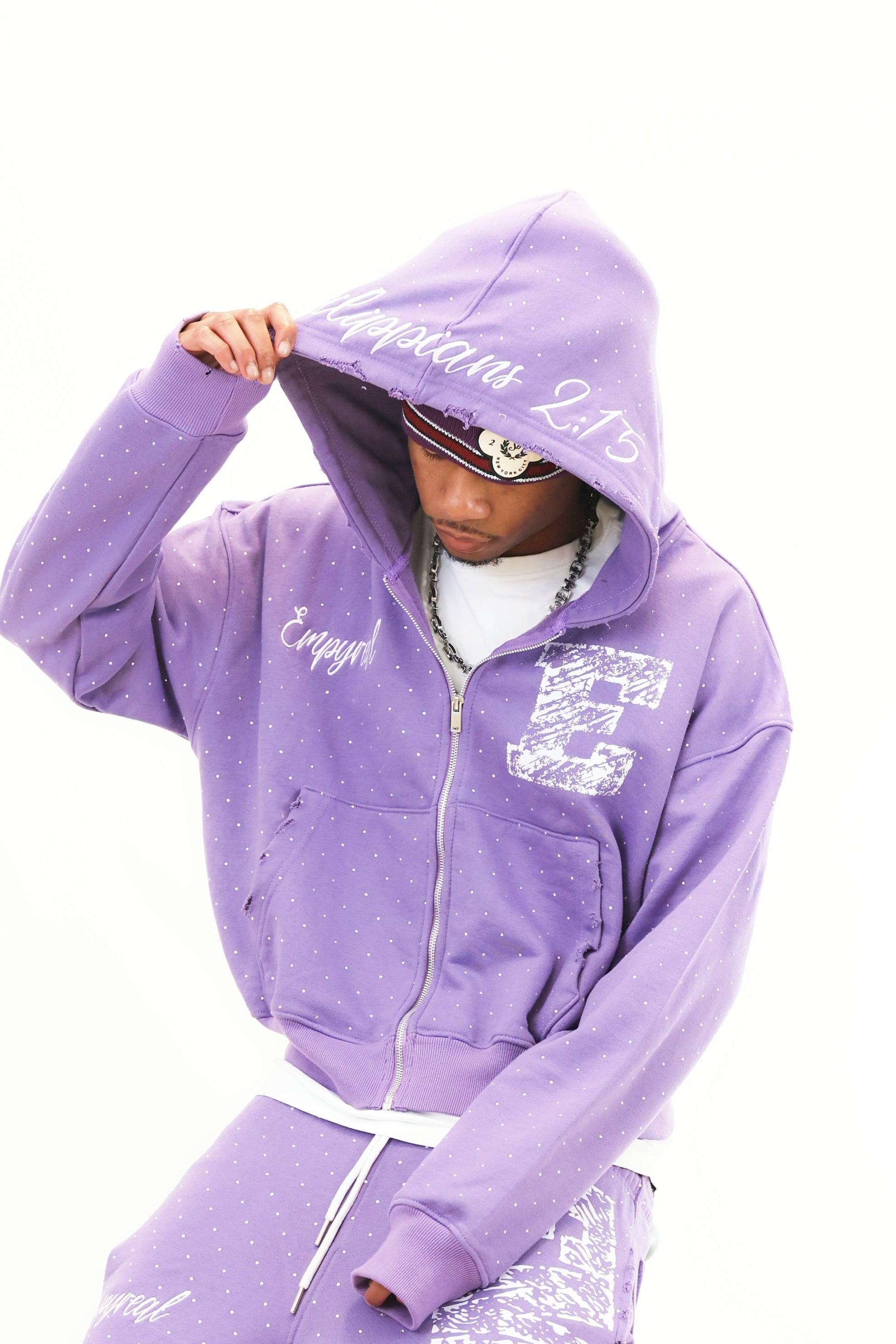 “BLAMELESS” ZIP UP