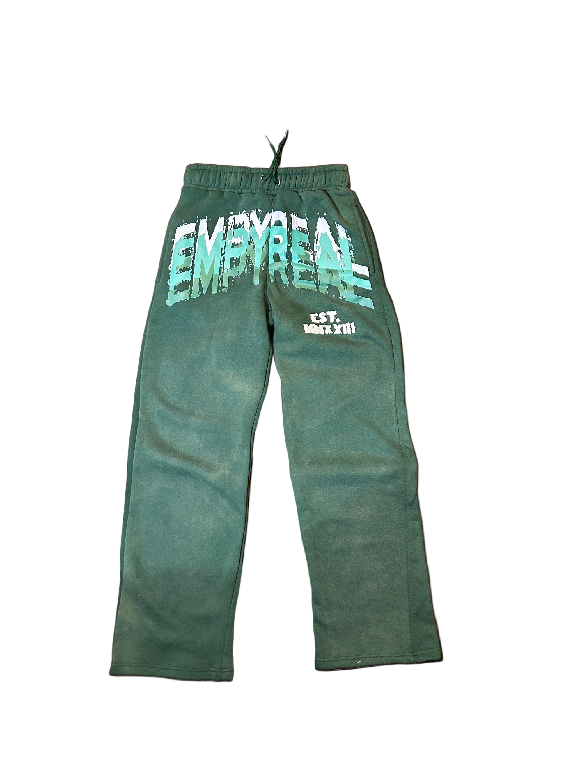 “Stacked” Sweatpants (Green)
