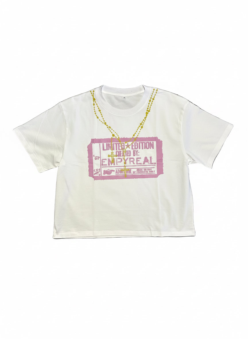 “ADMIT ONE” TEE(PINK)