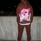 “Target” EMP Hoodie(Brown/Pink)