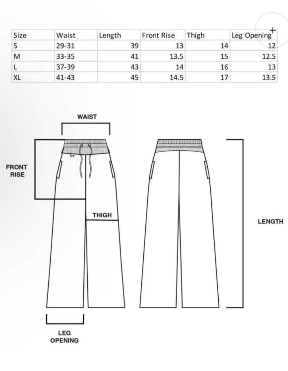 “BLAMELESS” SWEATPANTS