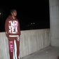 “Target” EMP Sweatpants(Brown/Pink)